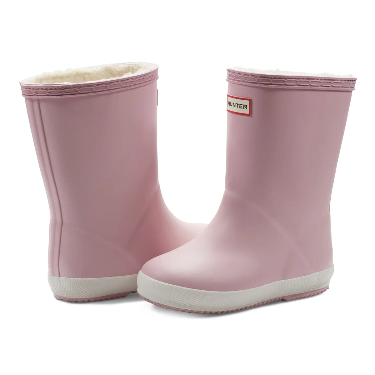 Kids' Insulated Rubber Rain Boots - Light Pink