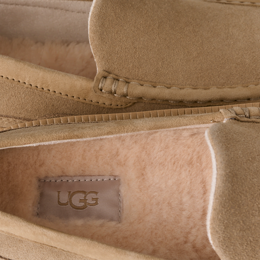 Men's Suede Lug Sole Slipper - Mustard