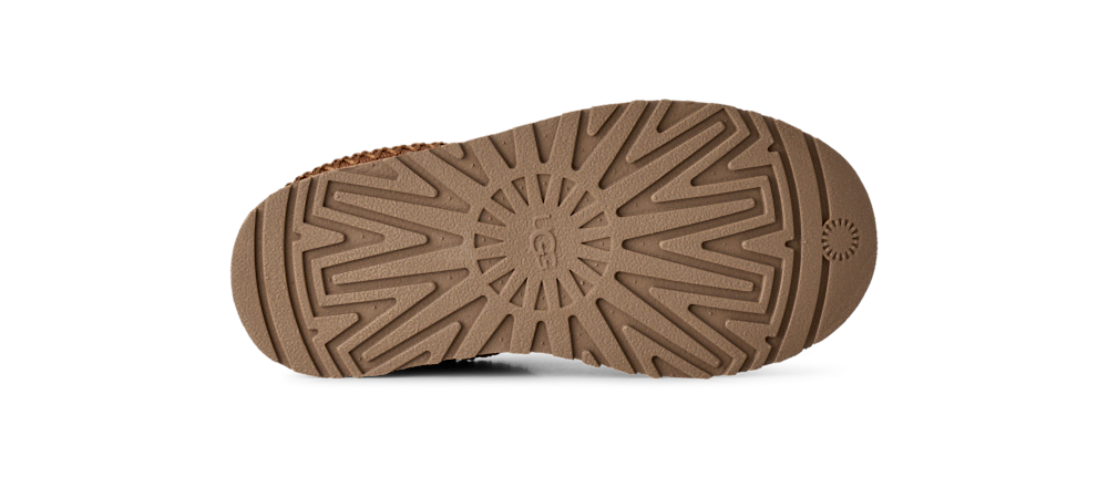 Kids' Platform Suede Slip-On - Chestnut