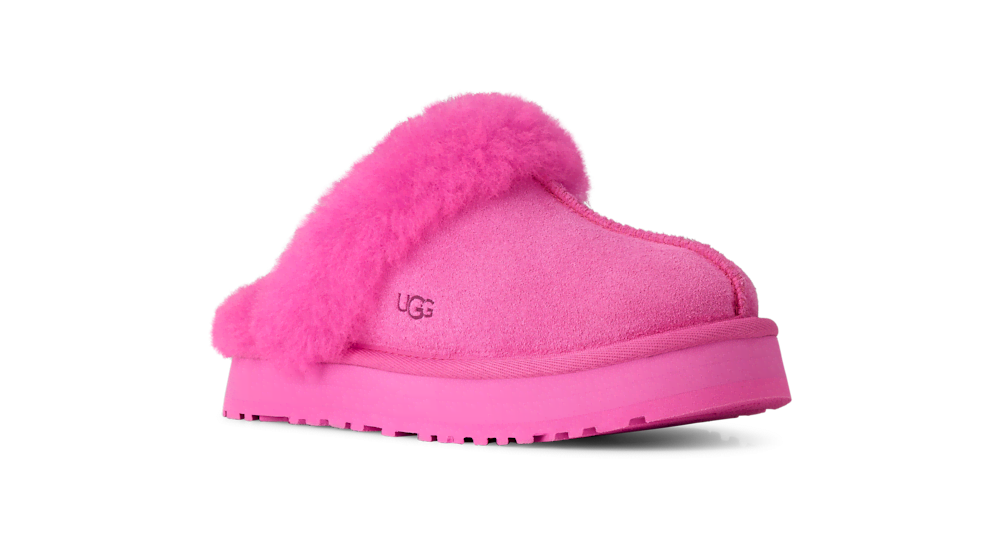 Kids' Suede Platform Slippers - Sand