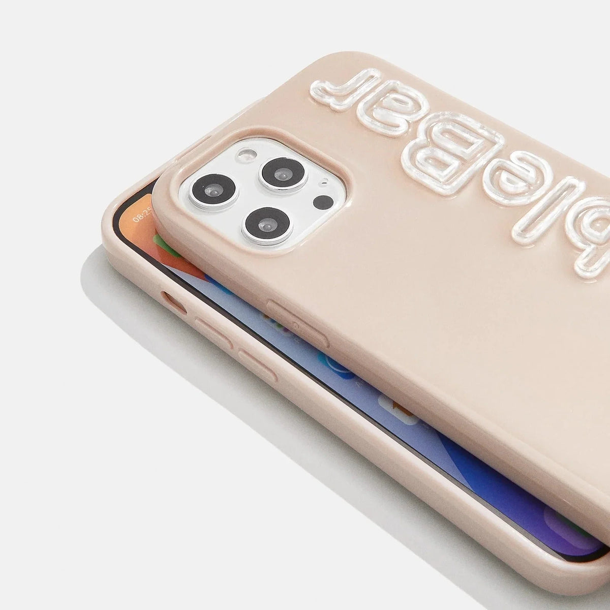 Personalized Smartphone Case - Beige Pearl