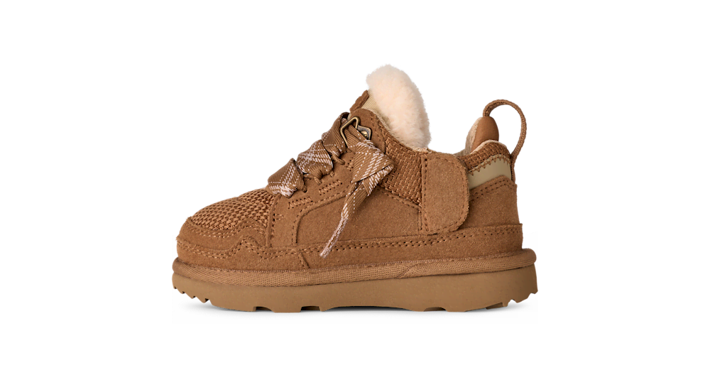Toddler Suede and Mesh Sneaker - Brown