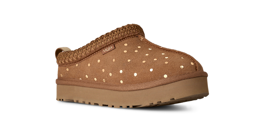 Kids' Platform Suede Slip-On - Chestnut