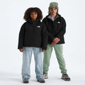 Kids' 4-in-1 Hooded Jacket - Black