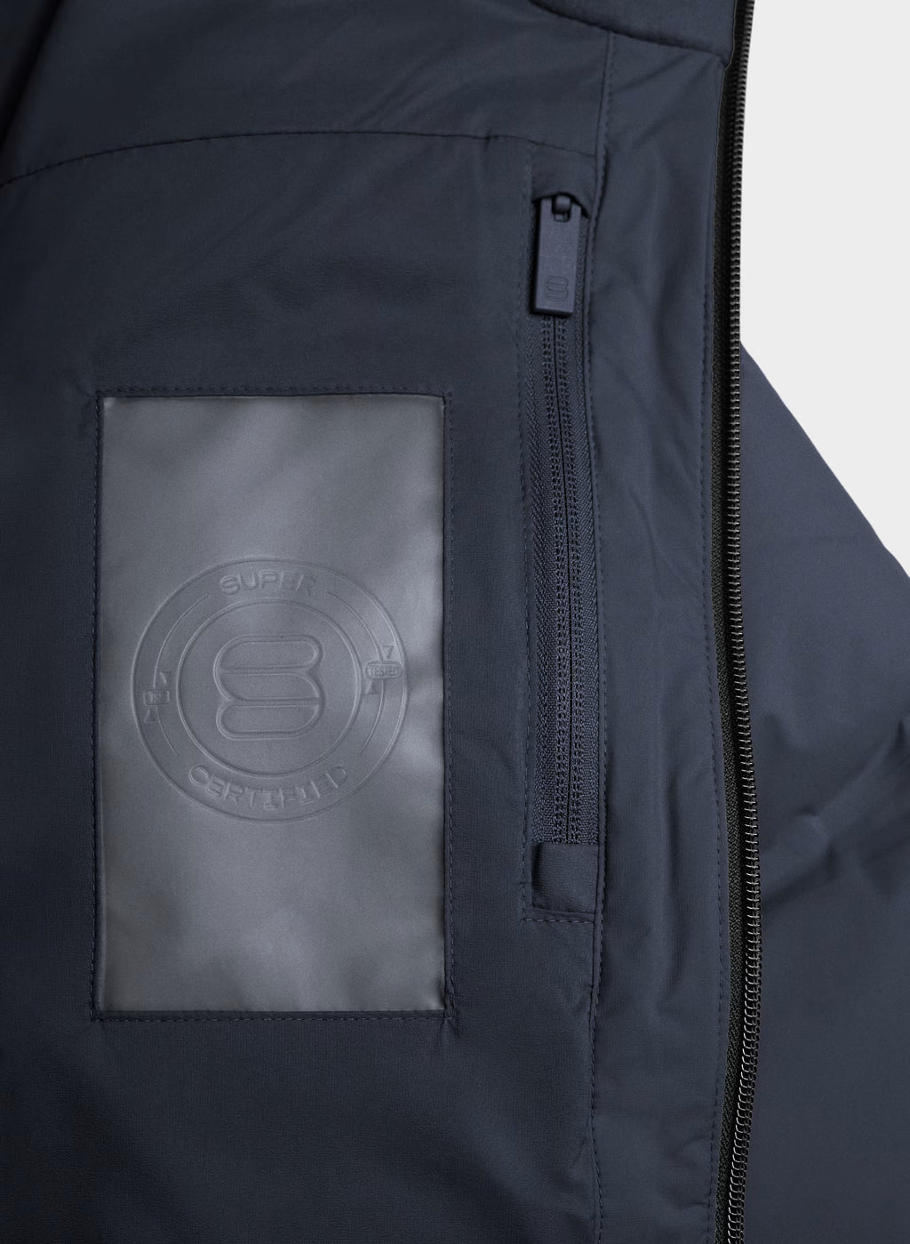 Waterproof Long Down Puffer Coat - Gray