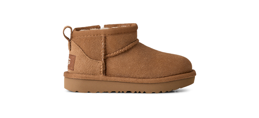 Toddler Sheepskin Mini Boot - Chestnut