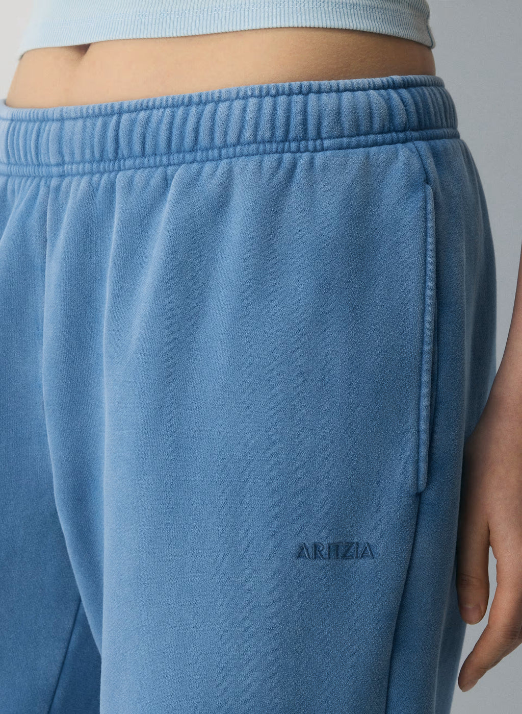 Straight-Leg Fleece Sweatpants - Yellow