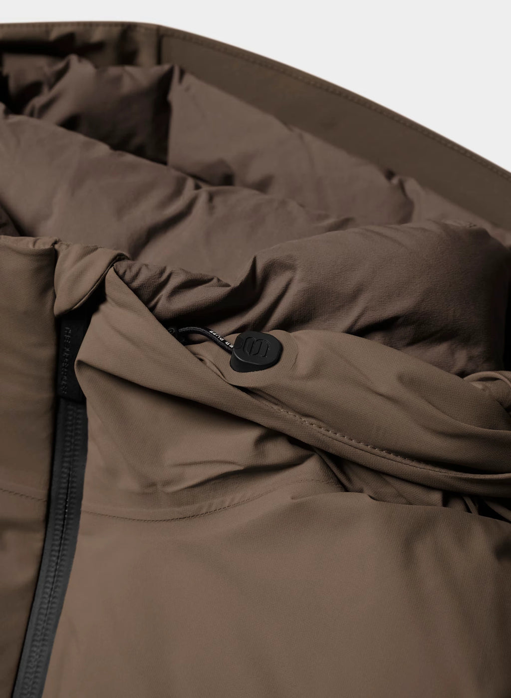 Waterproof Long Down Puffer Coat - Gray