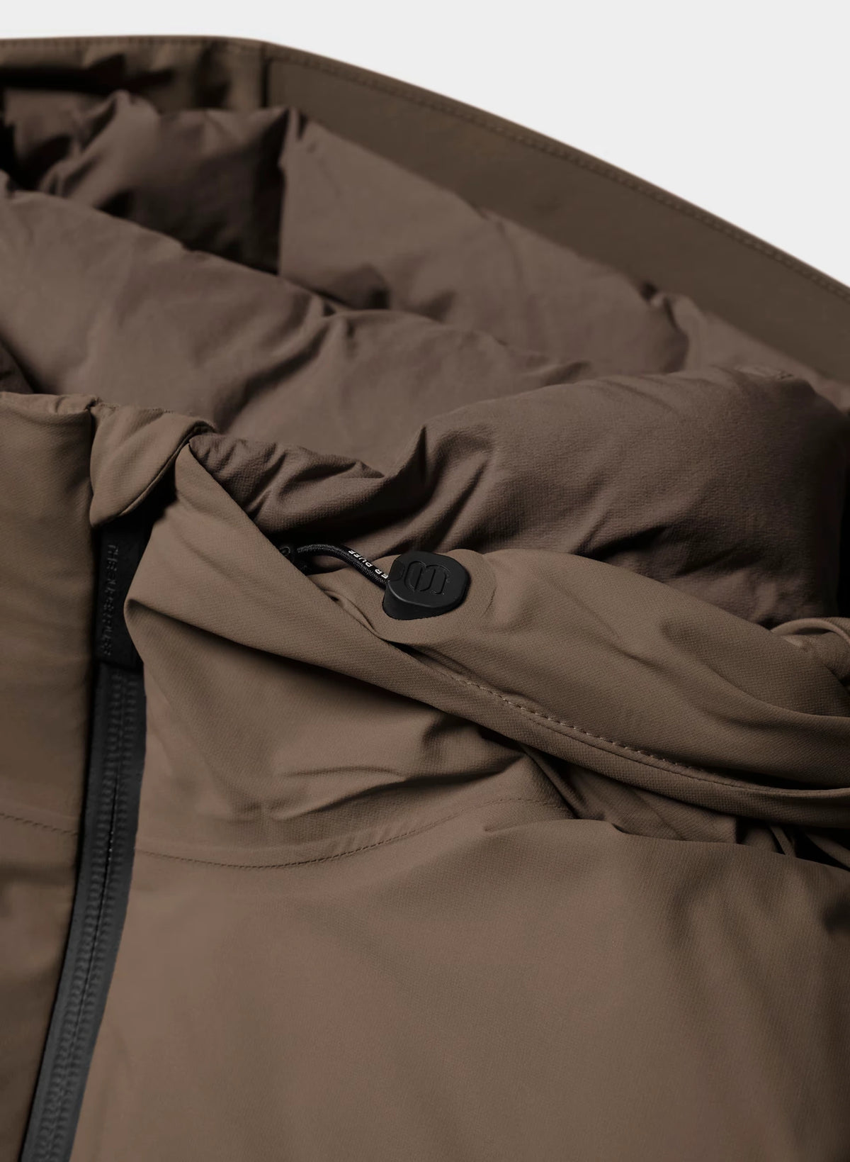 Waterproof Long Down Puffer Coat - Gray