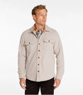 Men's Recycled Fleece Overshirt - Dark Navy