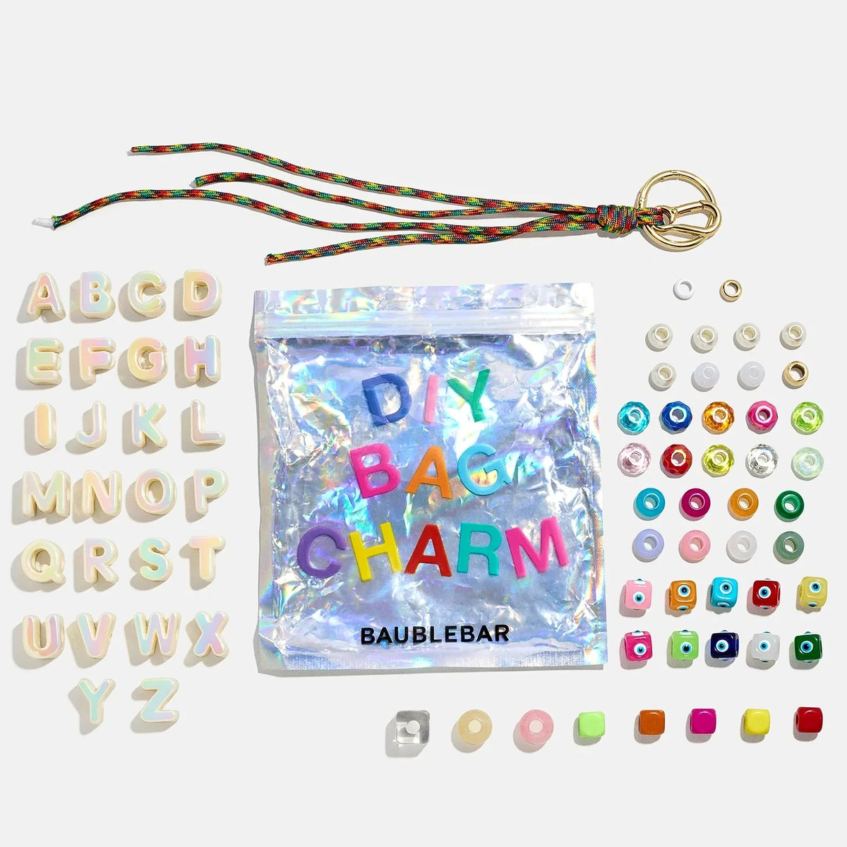 Mini Personalized Bag Charm Bead Kit - Multi