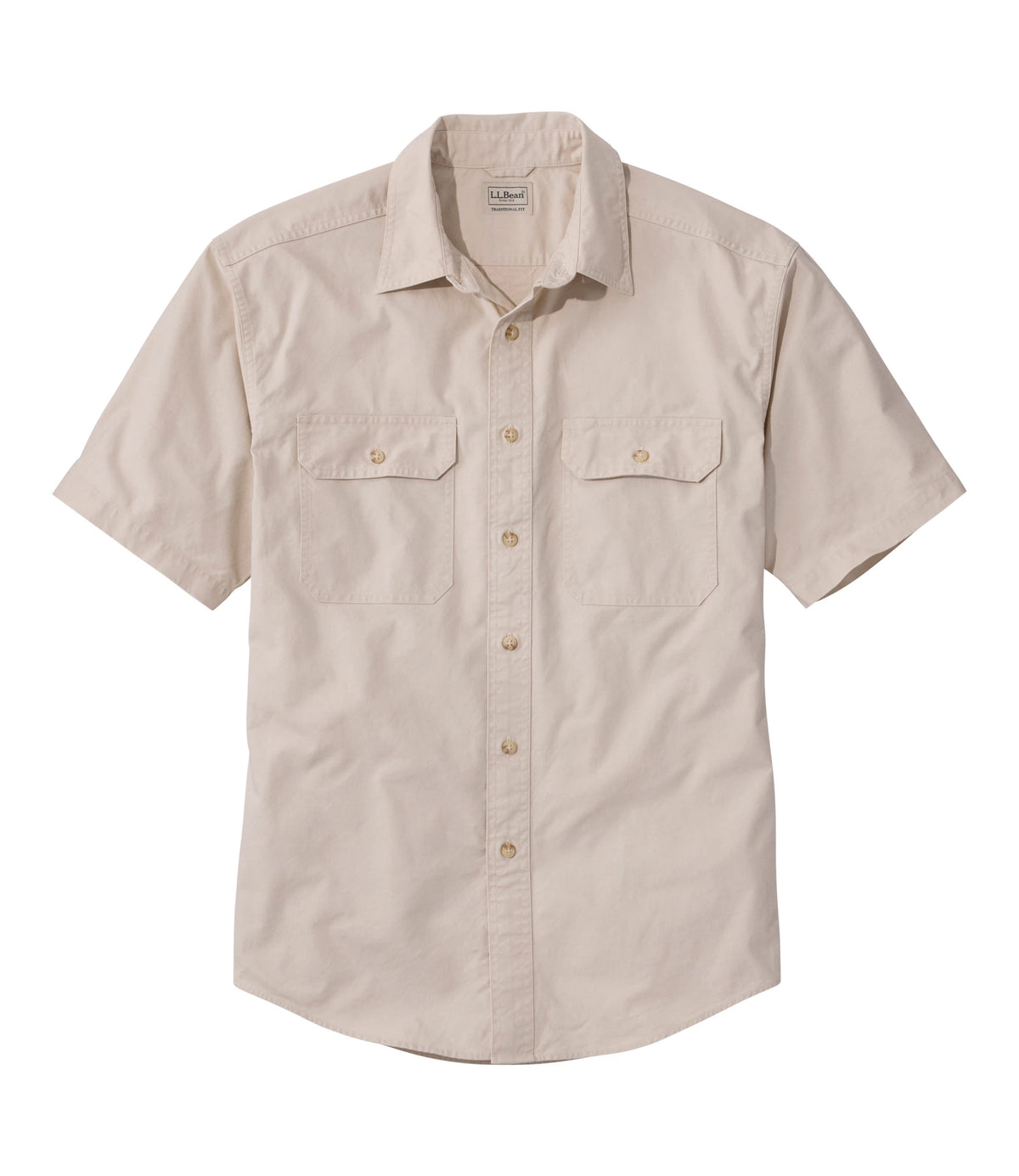 Men's Short Sleeve Canvas Shirt - Green