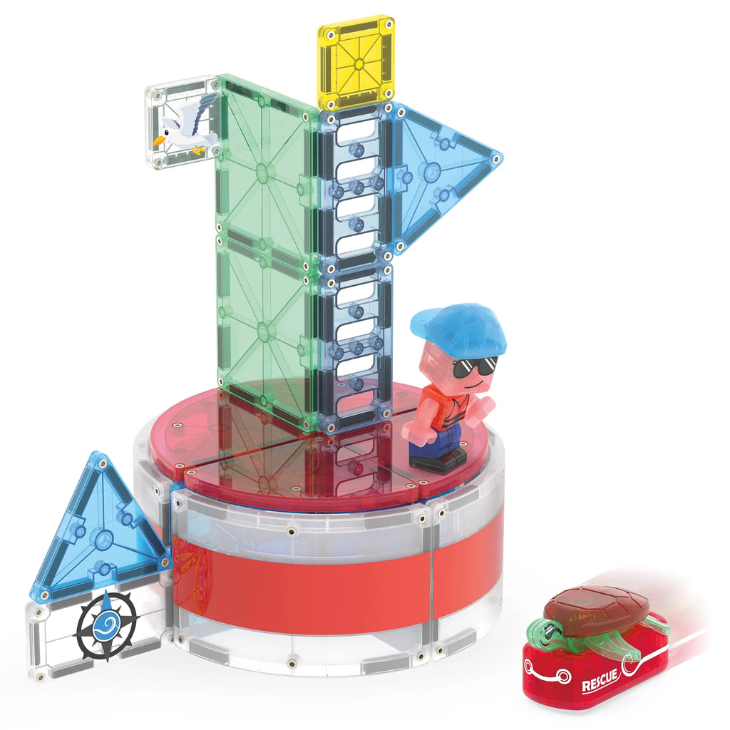 Lighthouse Rescue Magnetic Building Set - 26 Pieces