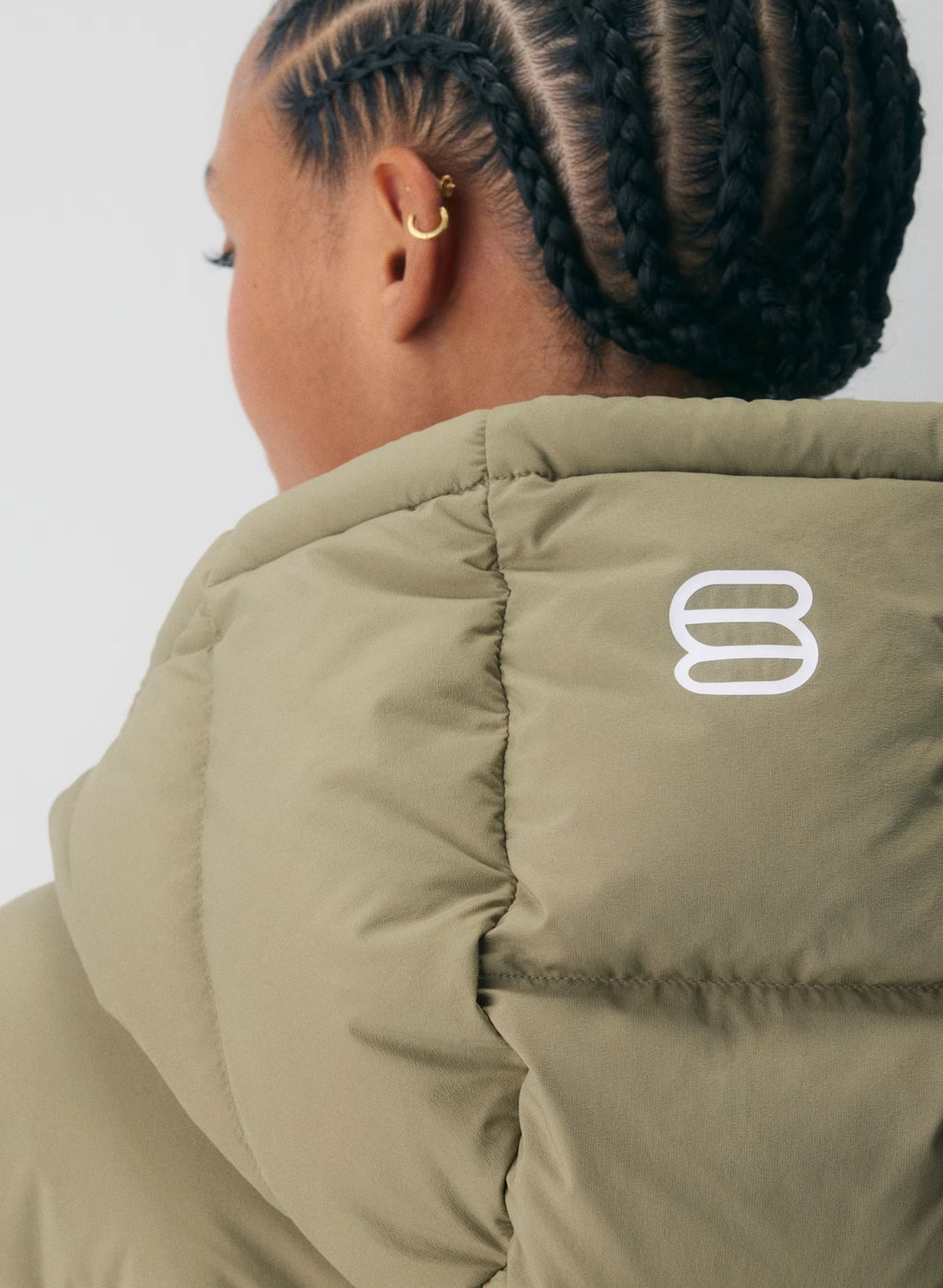 Short Down Puffer Jacket - Blue