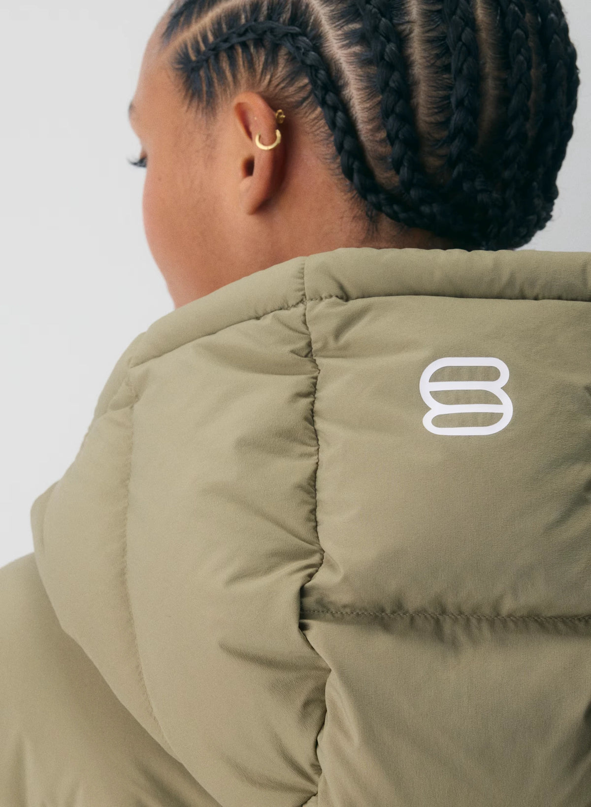 Short Down Puffer Jacket - Blue