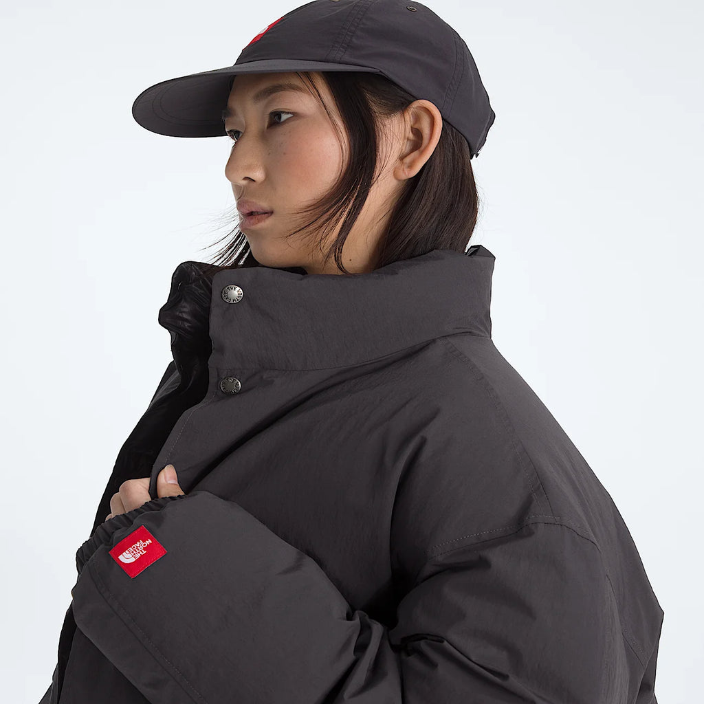 Unisex Down Puffer Jacket - Obsidian