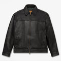 Men's Leather Bomber Jacket