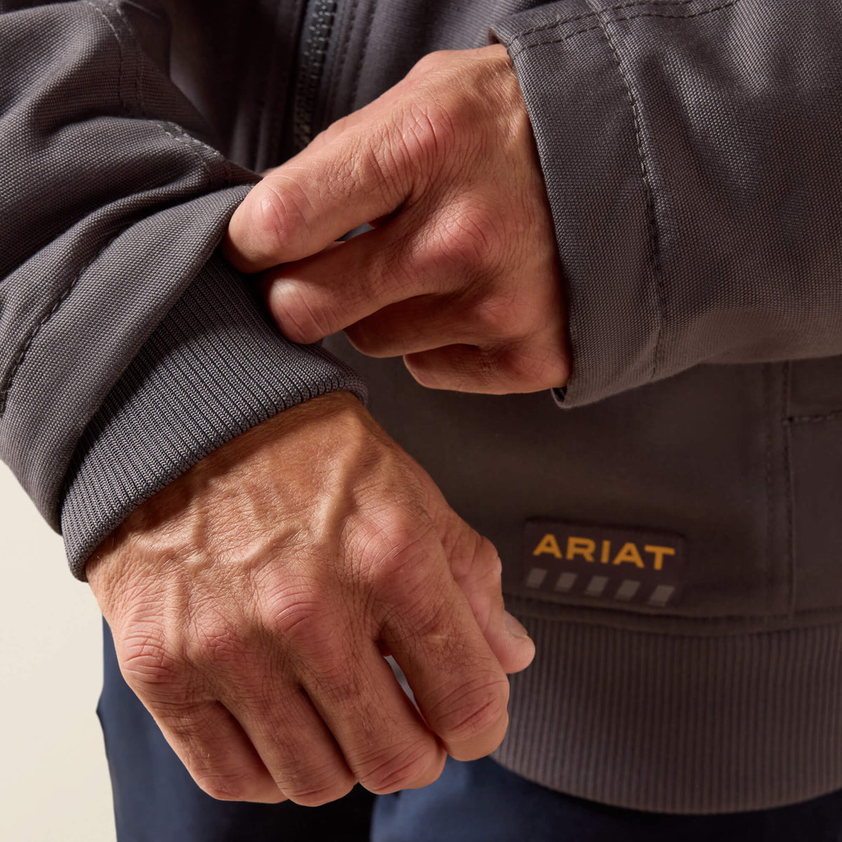 Men's Water-Repellent Sherpa-Lined Work Jacket