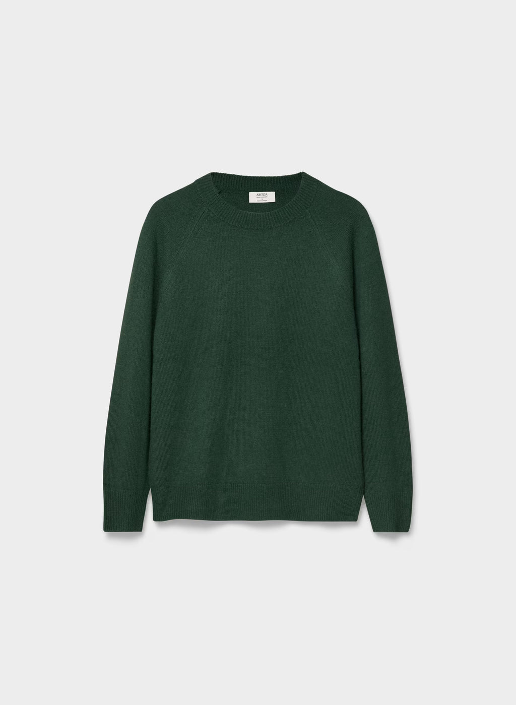 Wool Cashmere Raglan Sweater - Olive