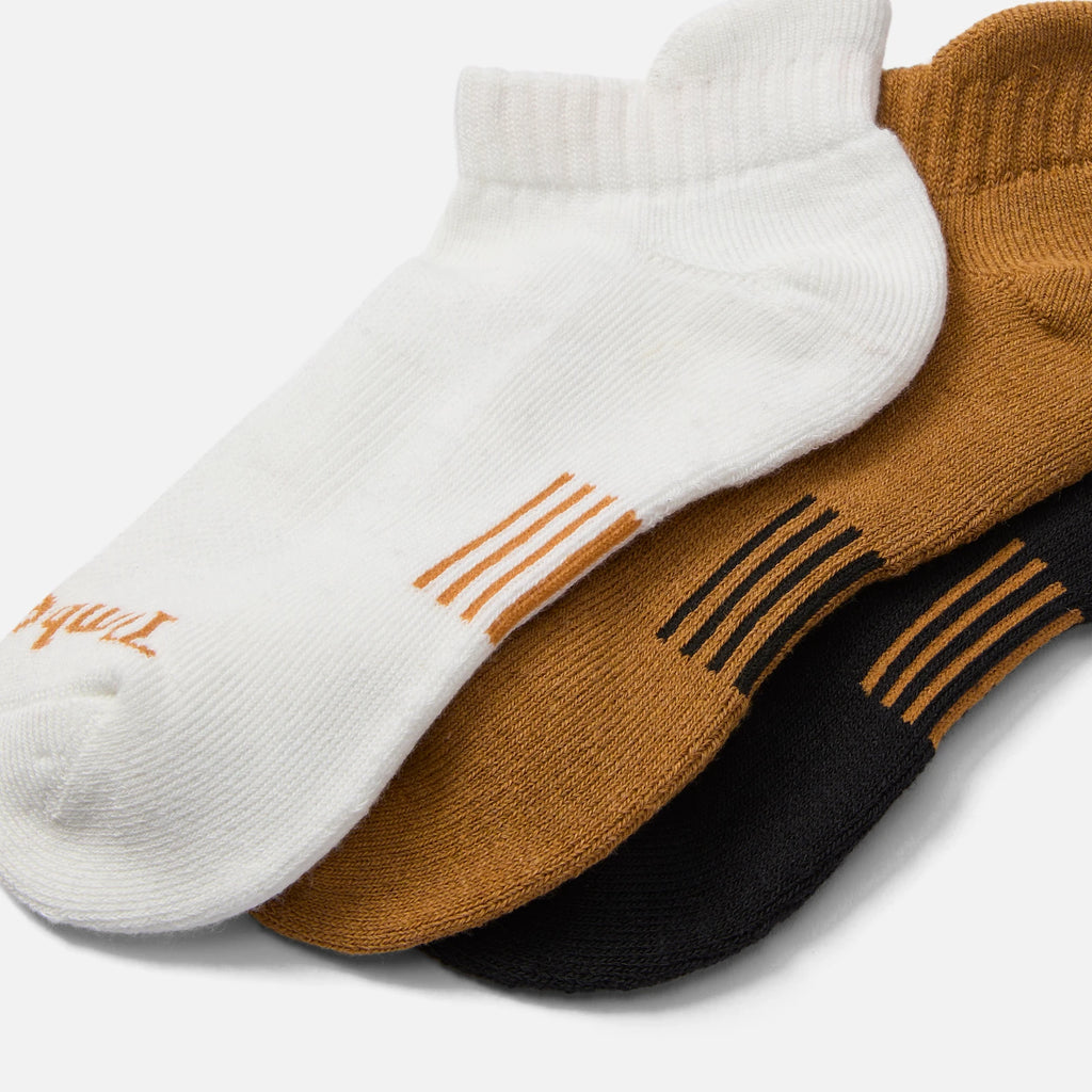 3-Pack Half-Cushion No-Show Socks