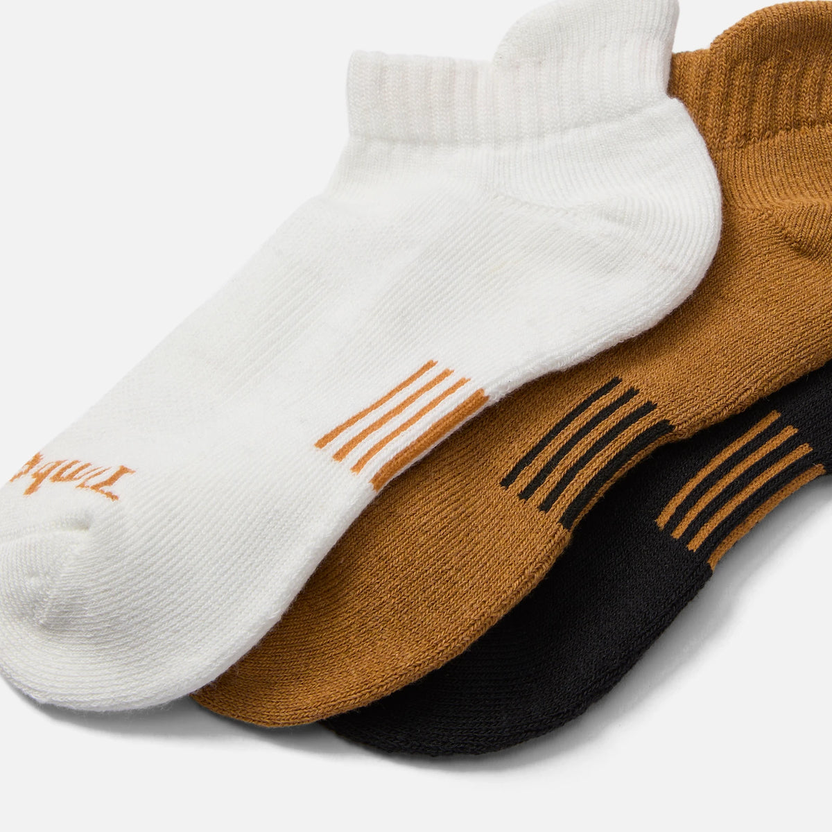 3-Pack Half-Cushion No-Show Socks