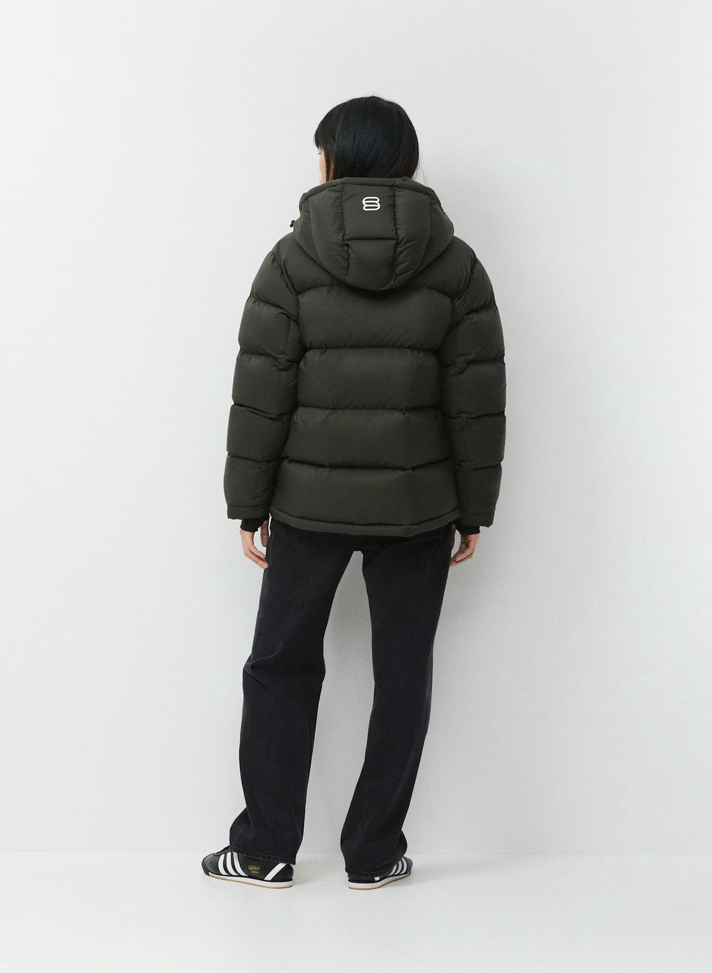 Long Down Puffer Jacket - Blue