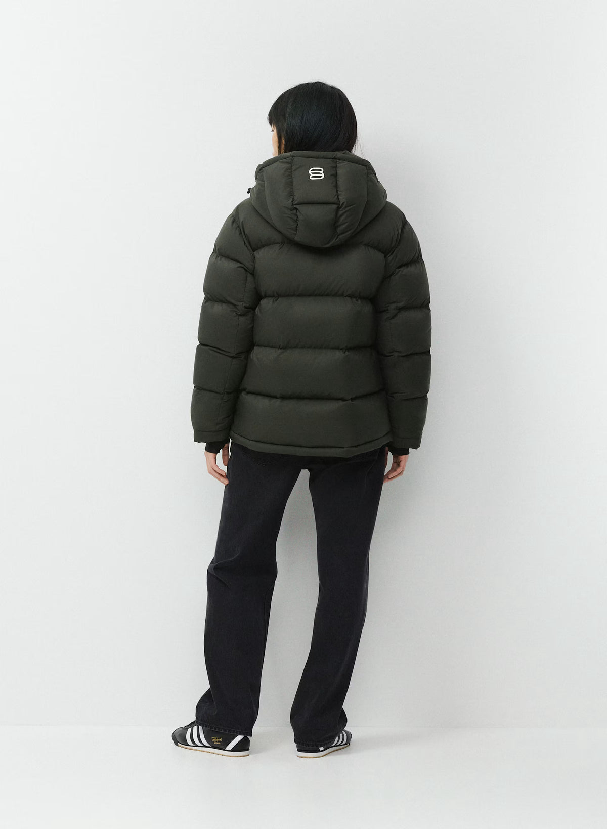 Long Down Puffer Jacket - Blue