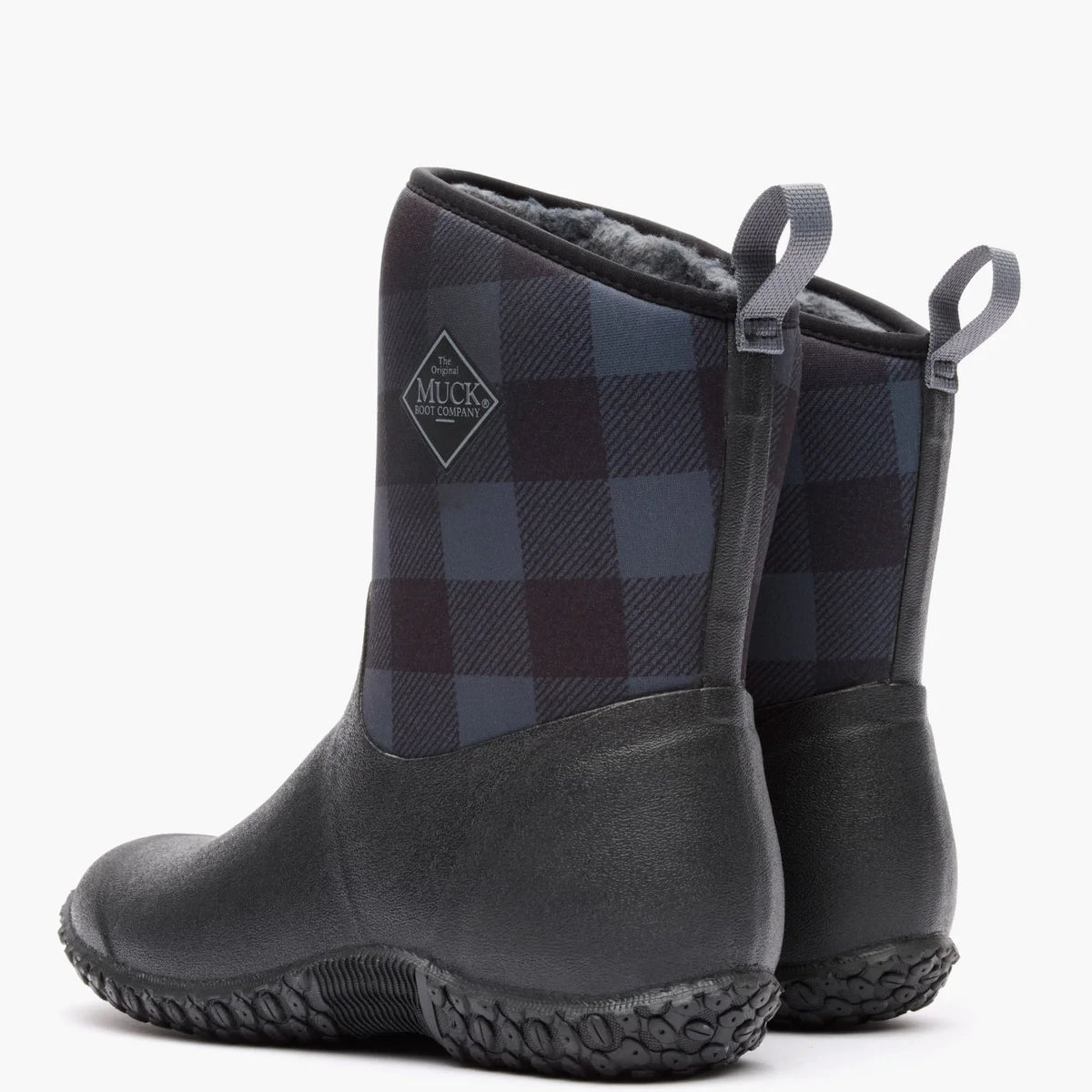 Women's Waterproof Fleece-Lined Mid Boots - Plaid