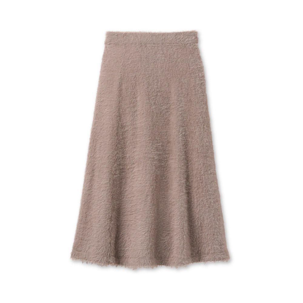 Women's Plush Knit Maxi Skirt - Pale Orchid