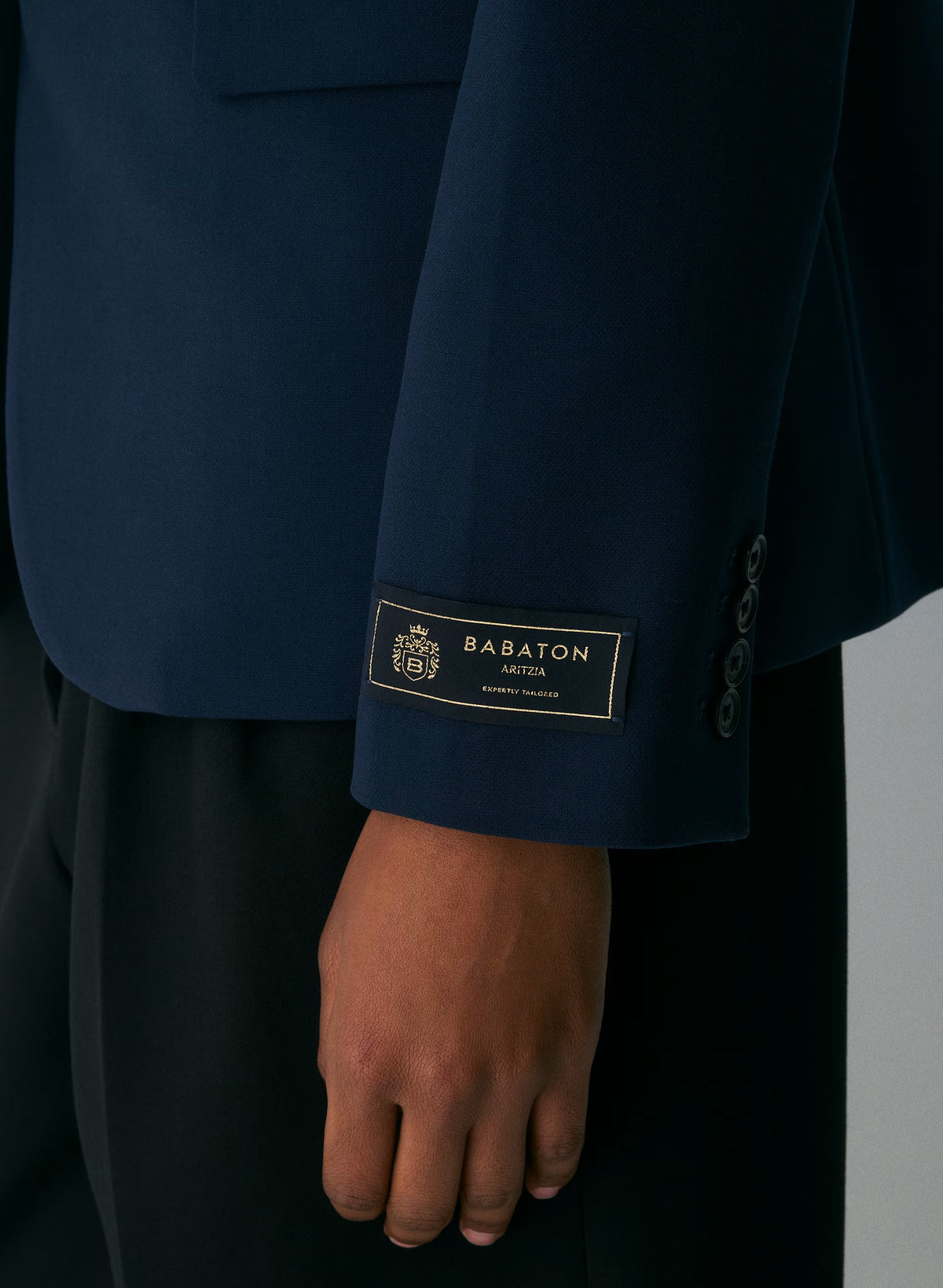 Single-Breasted Stretch Blazer - Check