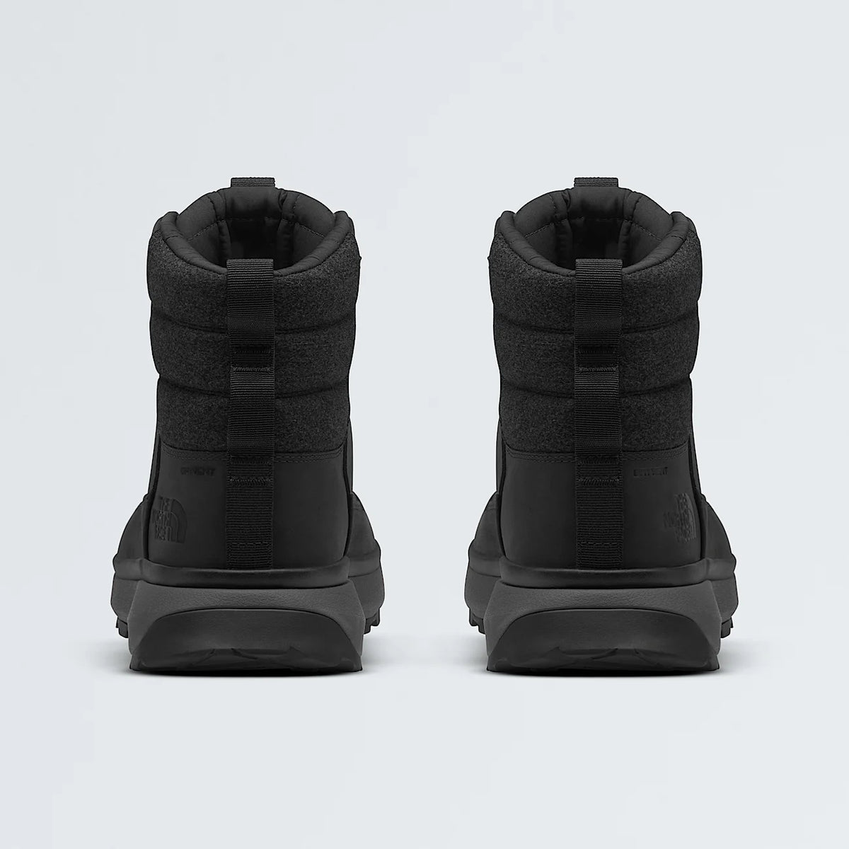 Men's Waterproof Leather Boots - Black
