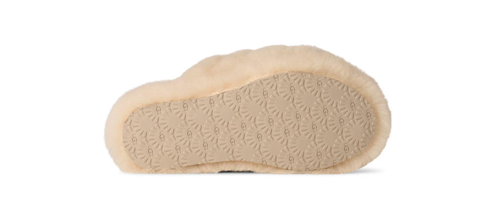 Kids' Sheepskin Strap Slide - Natural