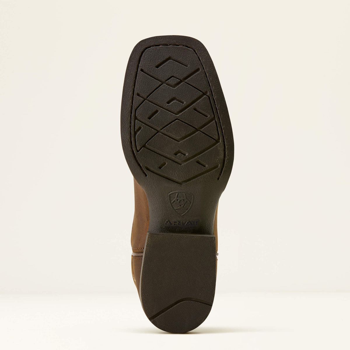 Kids' Deer Motif Leather Boots - Brown