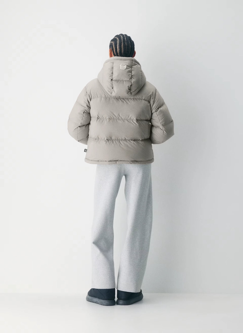 Short Down Puffer Jacket - Blue