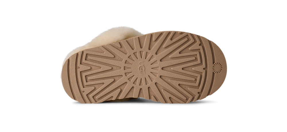Kids' Suede Platform Slippers - Sand