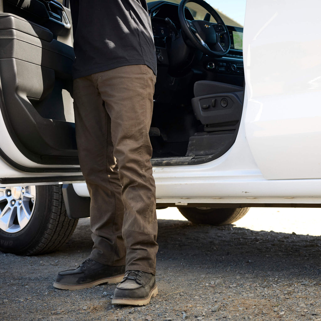 Men's Relaxed Stretch Canvas Work Pants - Khaki