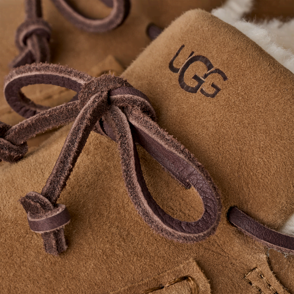 Women's Suede Slip-On Shoe - Mustard