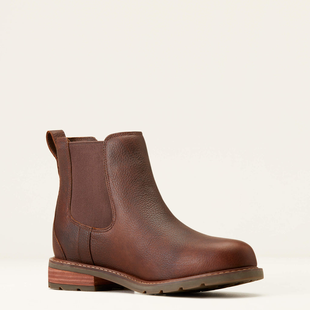 Waterproof Leather Chelsea Boot - Brown