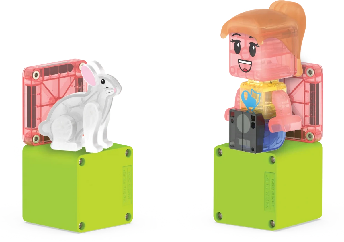 50-Piece Pet House Magnetic Building Set