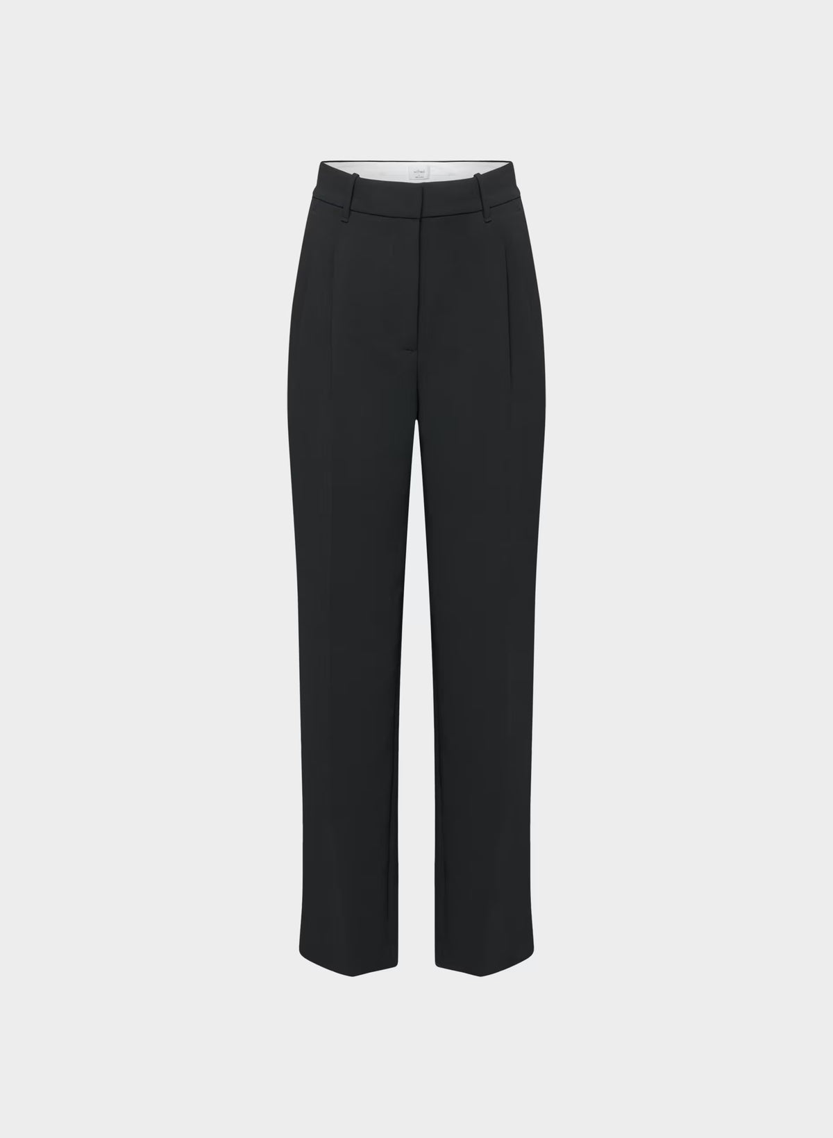 High-Rise Wide-Leg Crepe Trousers - Sand