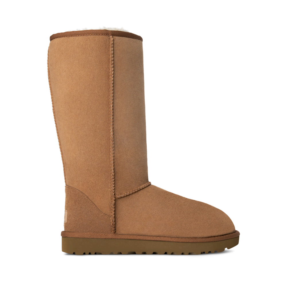 Women's Tall Sheepskin Boot - Black