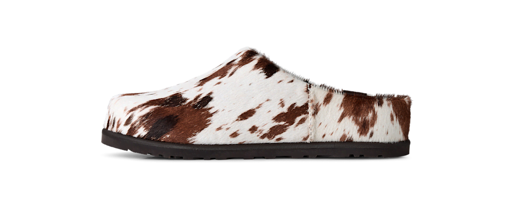 Women's Hand-Painted Calf Hair Clog