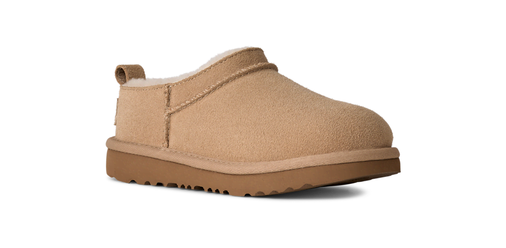Kids' Water-Resistant Suede Ankle Boot - Sand