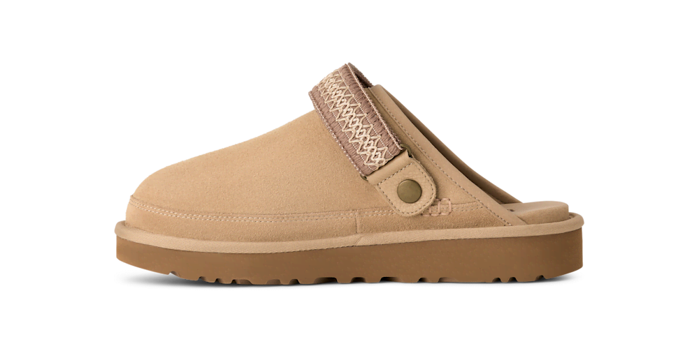 Men's Suede Convertible Heel-Strap Clog