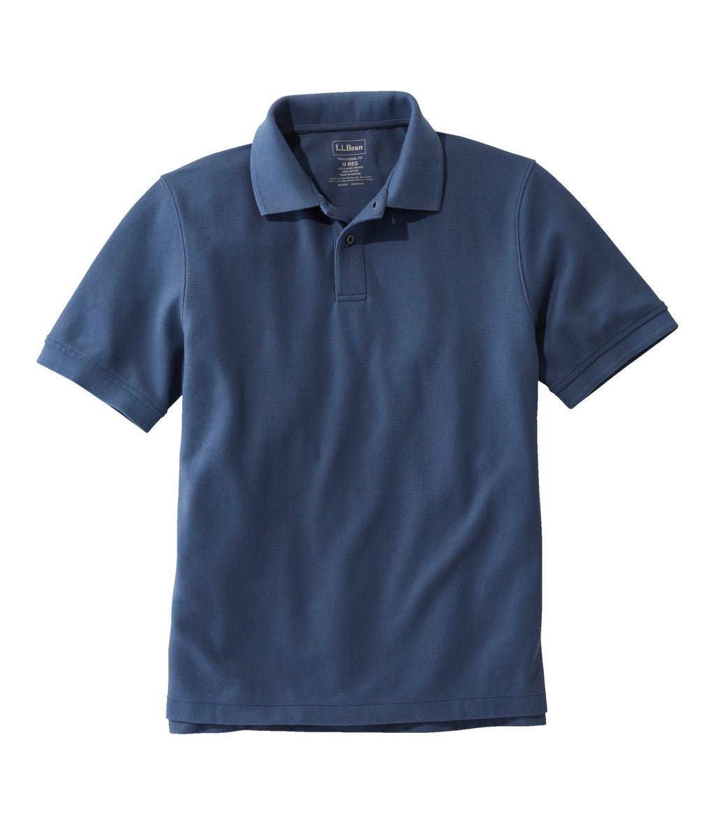 Men's Cotton Piqué Polo Shirt - Black