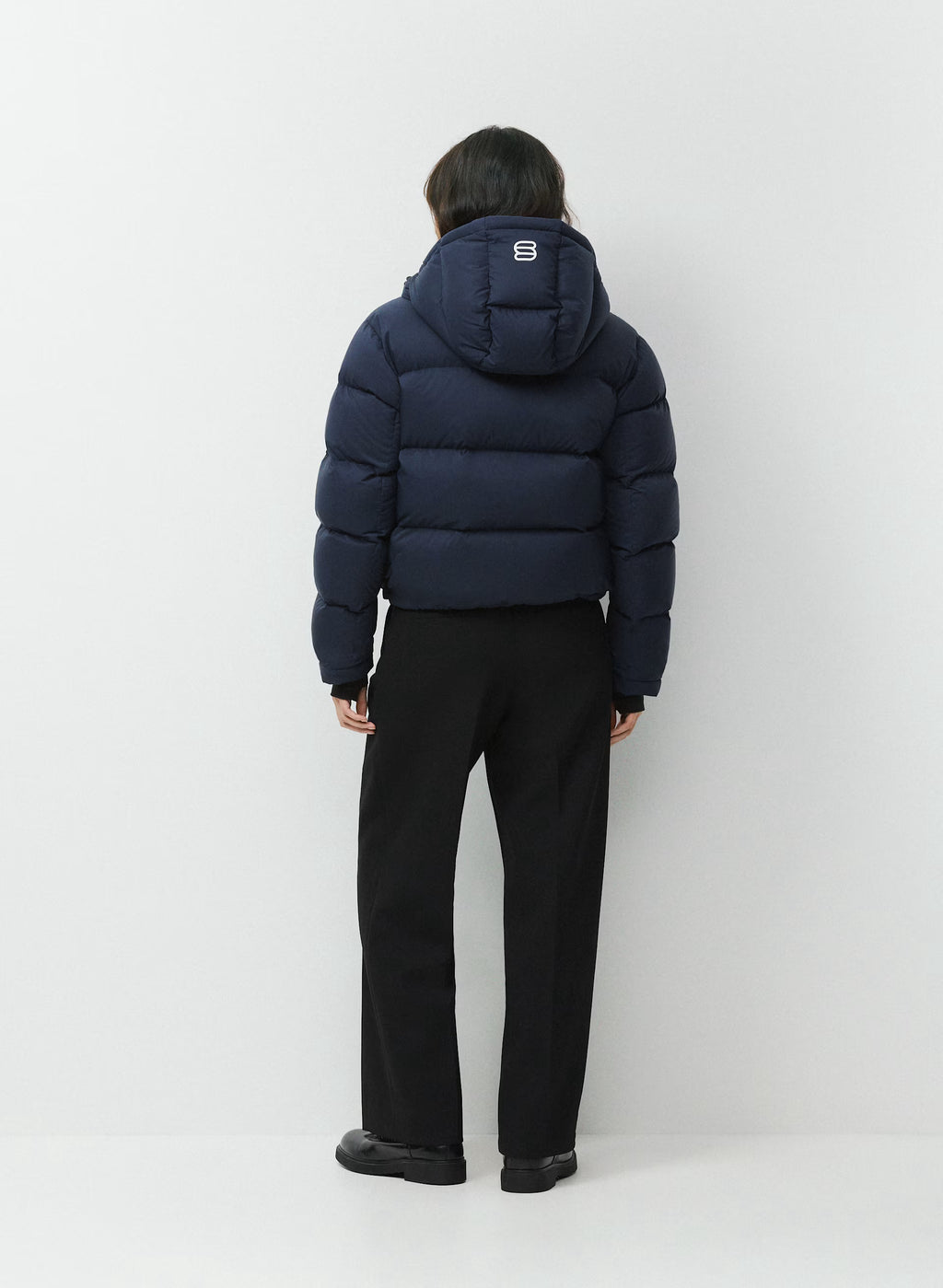 Short Down Puffer Jacket - Blue