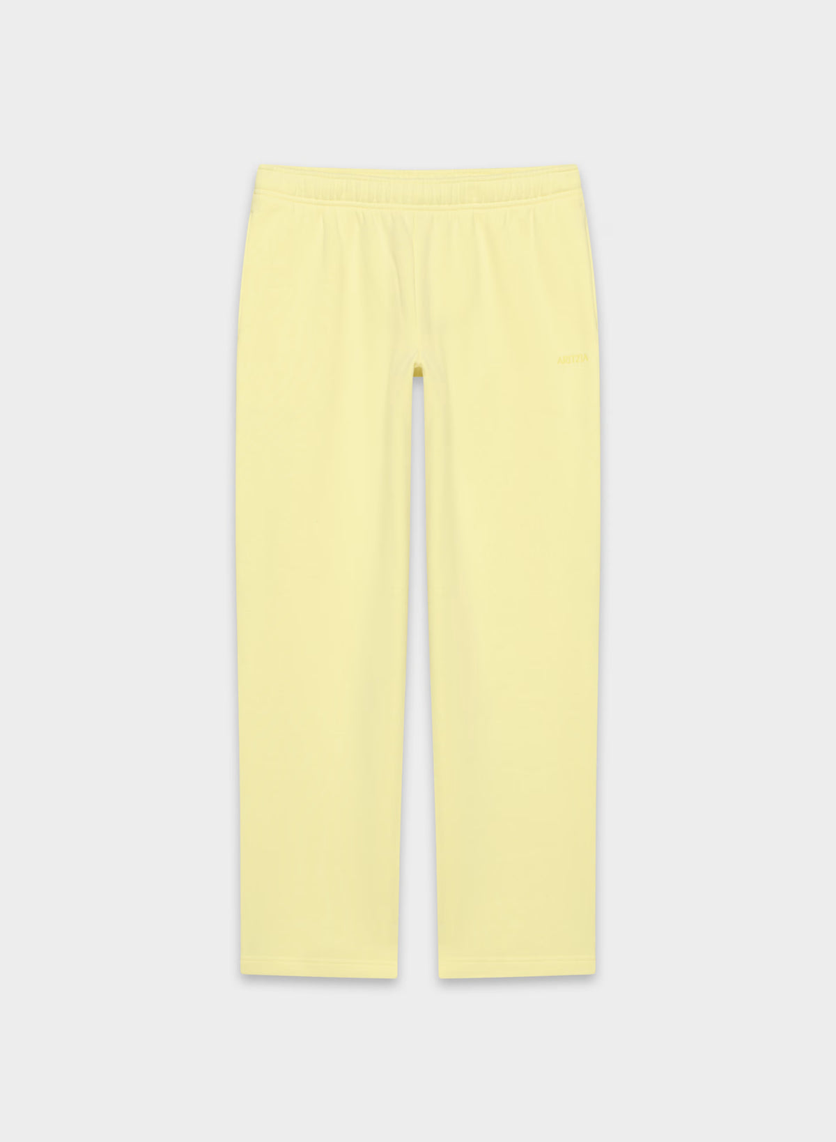 Straight-Leg Fleece Sweatpants - Yellow