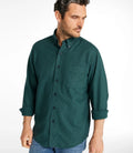 Men's Cotton Flannel Shirt - Charcoal