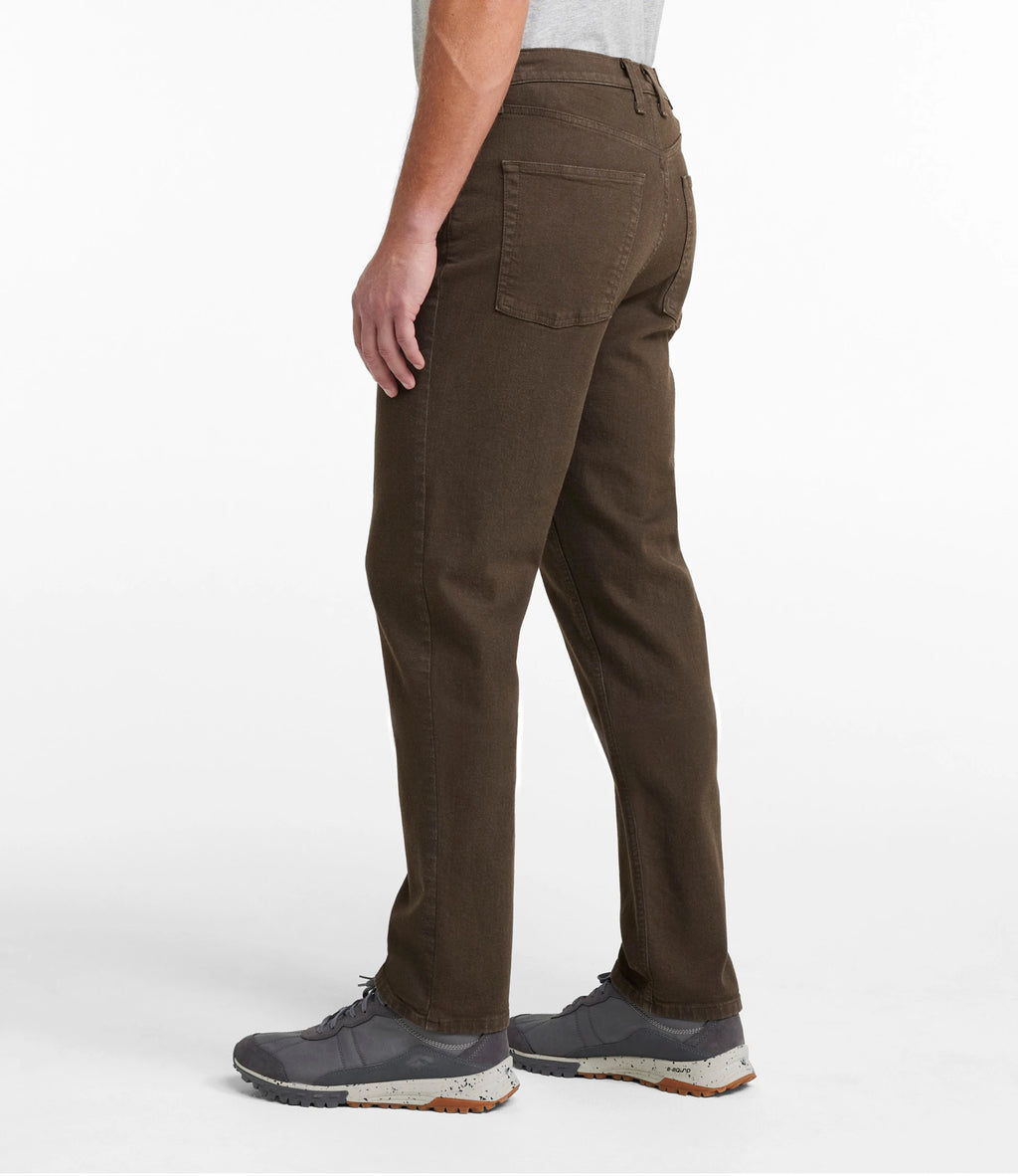 Men's Stretch Straight-Leg Jeans - Tan
