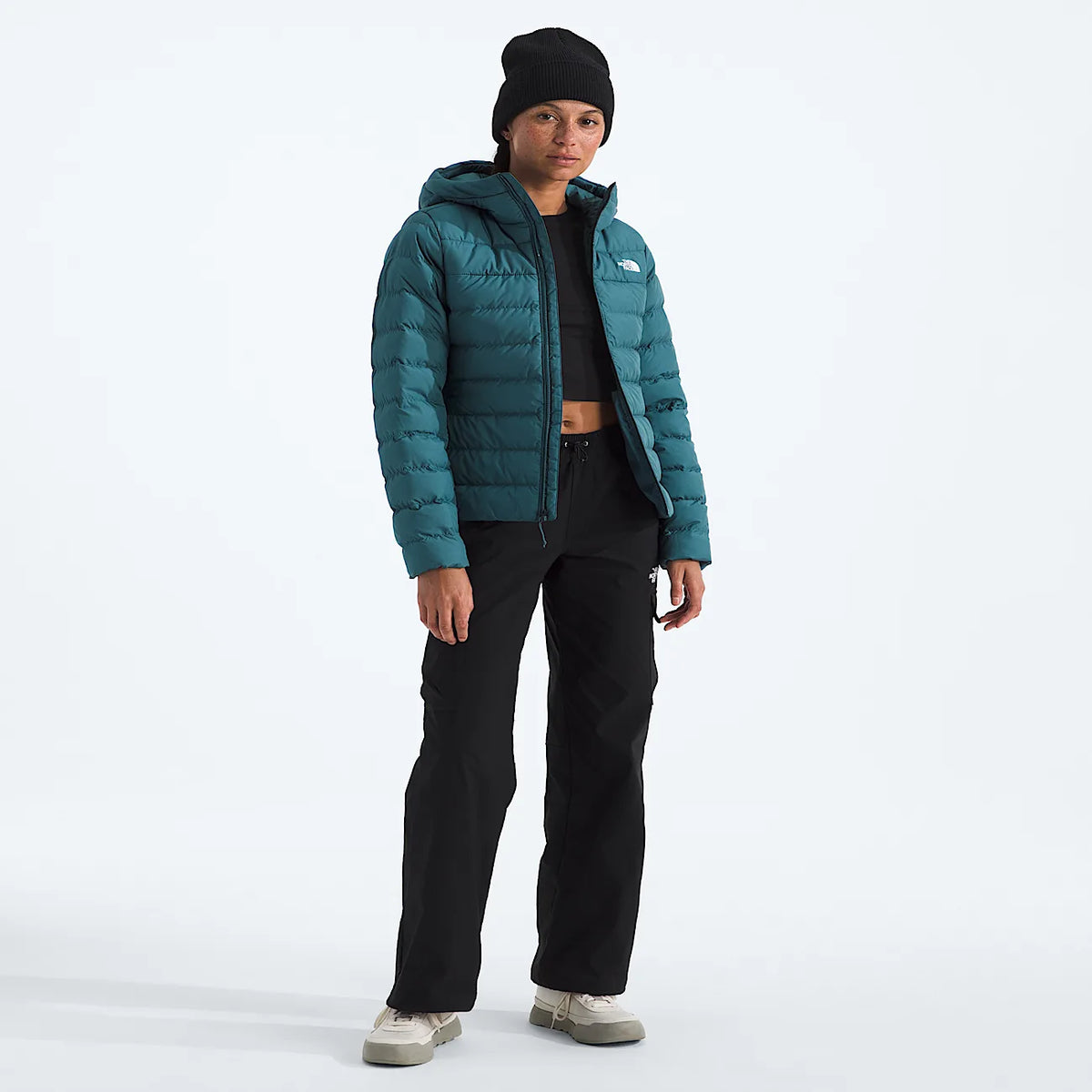 Women's Hooded Insulated Jacket - Blue